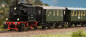 Preview: Märklin 26619 Glaskasten BR 98.3 Zugset Seitenansicht H0