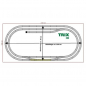 Preview: Trix 62900-06 H0 C-Gleis Set 6, 53-teilig,Gleis-Oval mit Parallel- & Abstellgleis