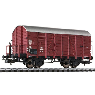 Liliput 235095 geschlossener Güterwagen mit Bremserbühne, Gr 20, DB, Ep. III, Neu