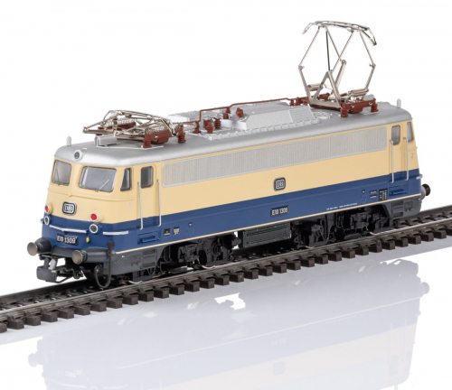 Märklin 30391 MHI E-Lok BR E10.12 Bügelfalte Rheingold kobaltblau beige mfx H0