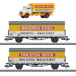 Märklin 46172 MHI Bierkühlwagen-Set "Holsten" - 01