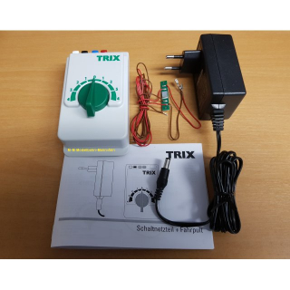 Trix 66508 Fahrgerät mit Stromversorgung & Gleisanschluss-Set aus Startpackung