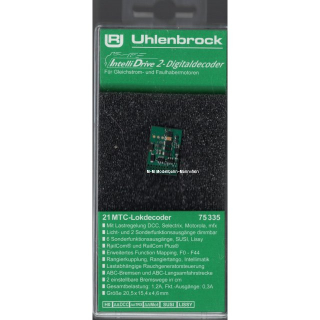 Uhlenbrock 75335 IntelliDrive 2, 21 MTC-Decoder mit mfx, DCC, Mot & Selectrix