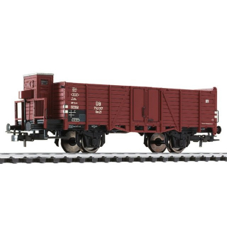 Liliput 235022 H0 Offener Güterwagen mit Bremserhaus, 752017, DB, Ep. III