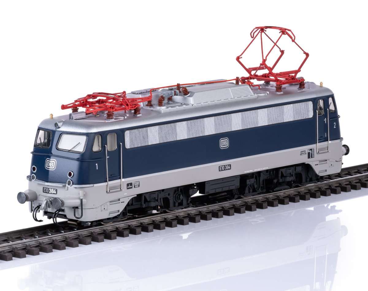 Märklin 39128 E-Lok BR E10.3 Bügelfalte Stahlblau H0 Wechselstrom mfx+