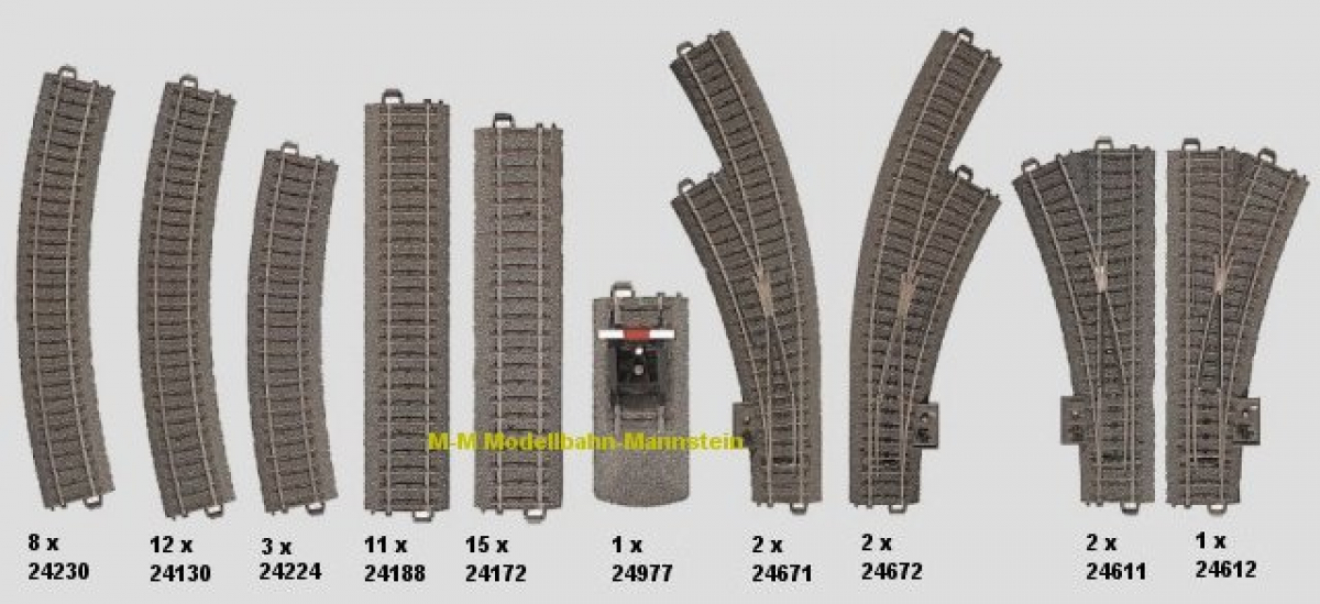 Märklin 24900-08 Gleisset 8
